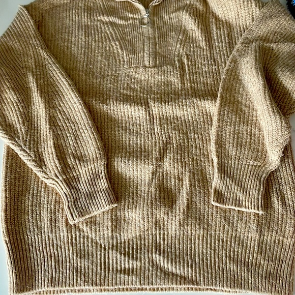 ASOS M Lounge Oversized High Neck Half Zip Sweater - Picture 5 of 6